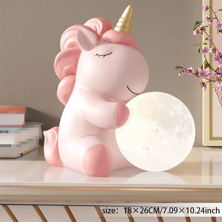 Unicorn LED Lamp Desk Ornament